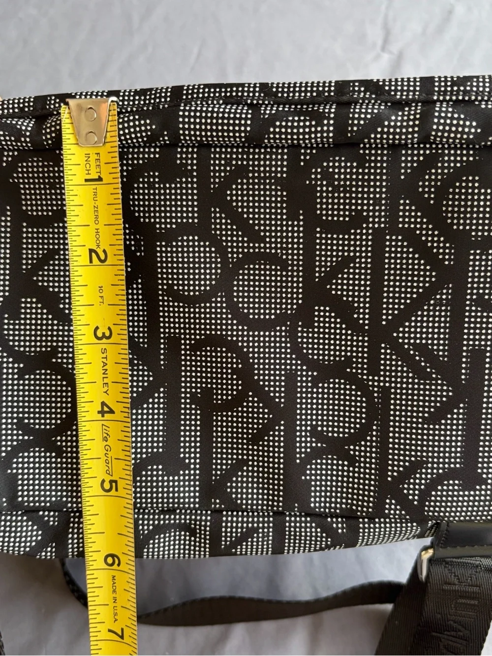 Calvin Klein Black Logo Nylon Crossbody Backpack